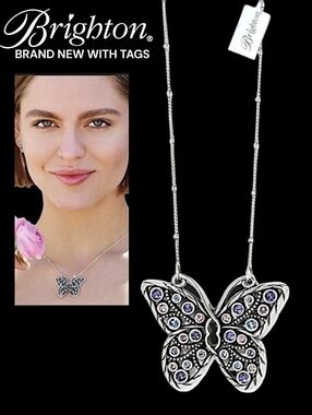 Brighton Monarch Halo Necklace BRAND NEW WITH TAGS